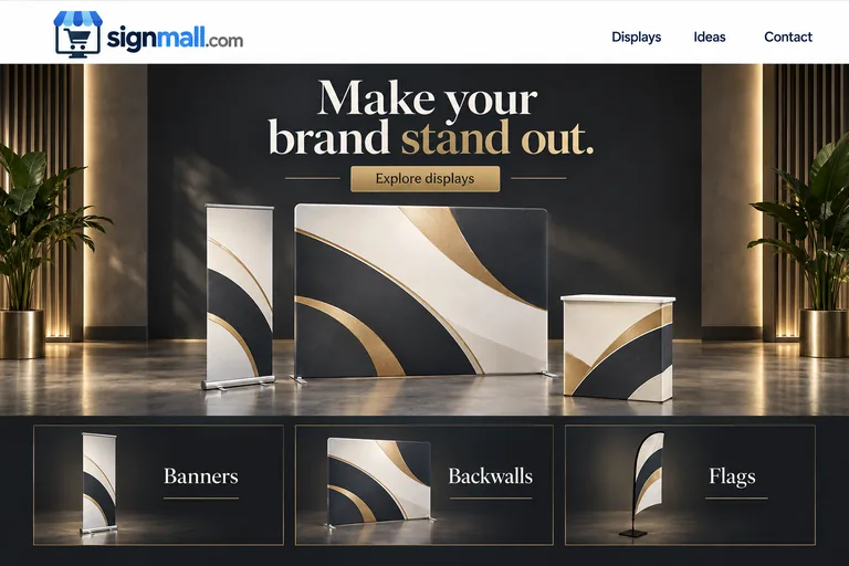 Premium & refined SignMall website example
